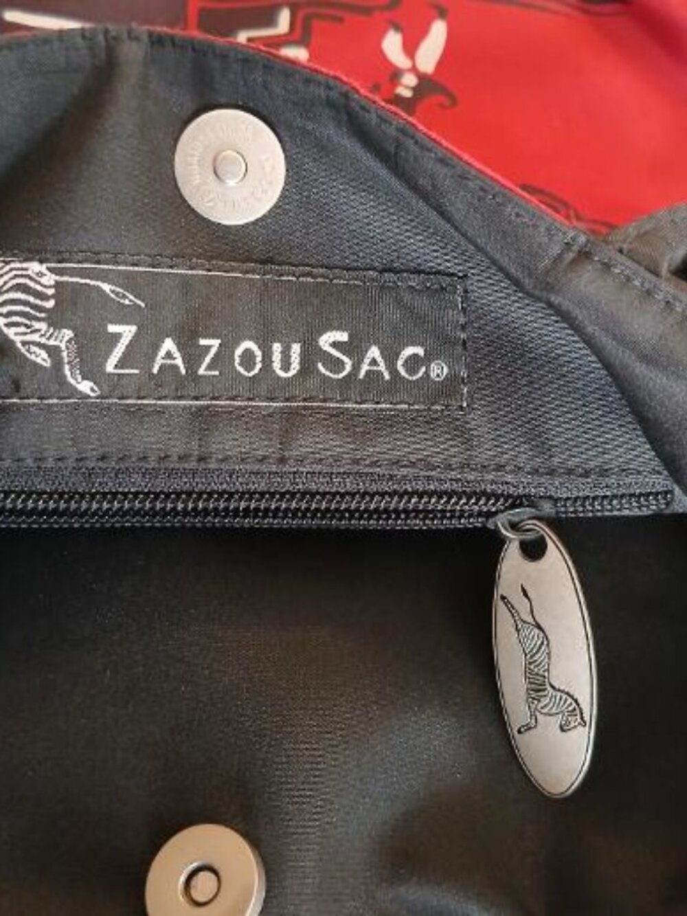 Zazou Sac floral print purse